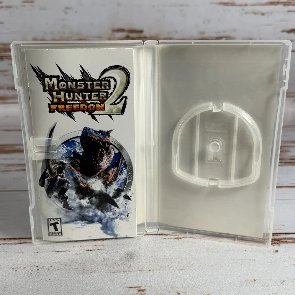 Monster Hunter Freedom 2 PlayStation Portable PSP Case Manual Only